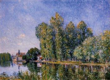 阿爾弗萊德 西斯萊 The Loing at Moret 阿爾弗萊德 西斯萊 The Loing at Moret